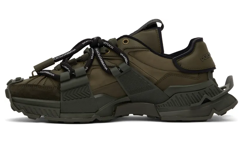 Dolce & Gabbana Khaki Space Low-Top Sneakers (CS1963 AQ718) (3)