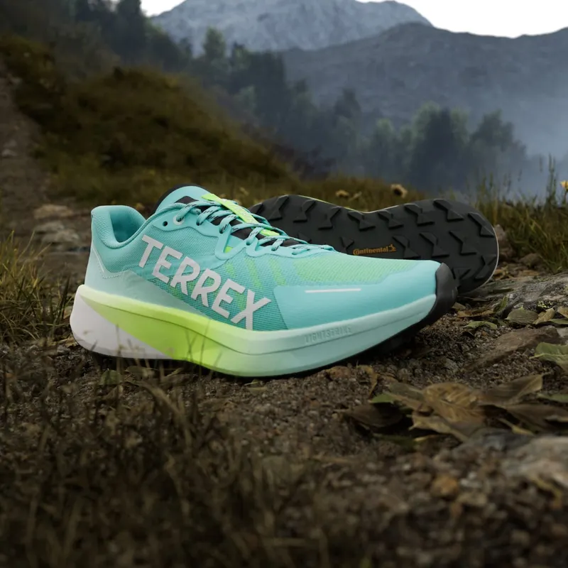 Adidas Terrex Agravic 3 Trail Running Flash Aqua / Cloud White / Lucid Lemon (HP3686)