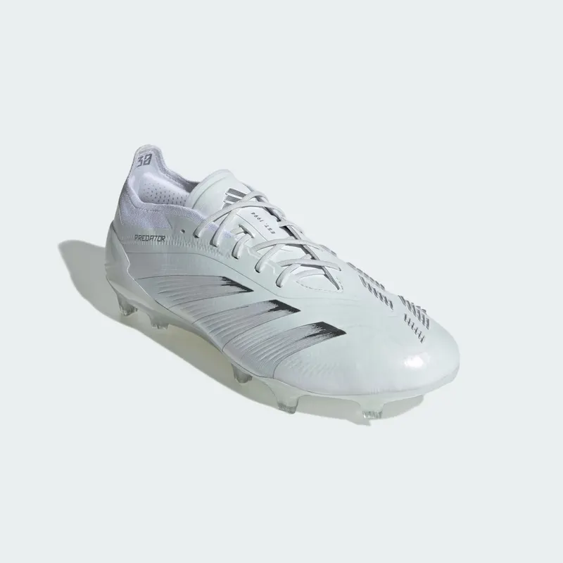 adidas Predator 24 Elite Low FG Cloud White Silver Metallic (IE1803)