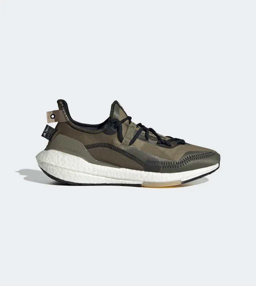 adidas Ultraboost 21 x Parley Focus Olive / Core Black / Orbit Green (G55649)