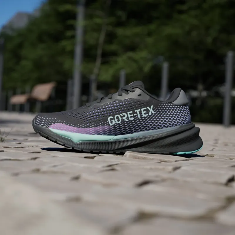 adidas Supernova Gore-Tex Core Black Iron Metallic Semi Flash Aqua (ID6305)