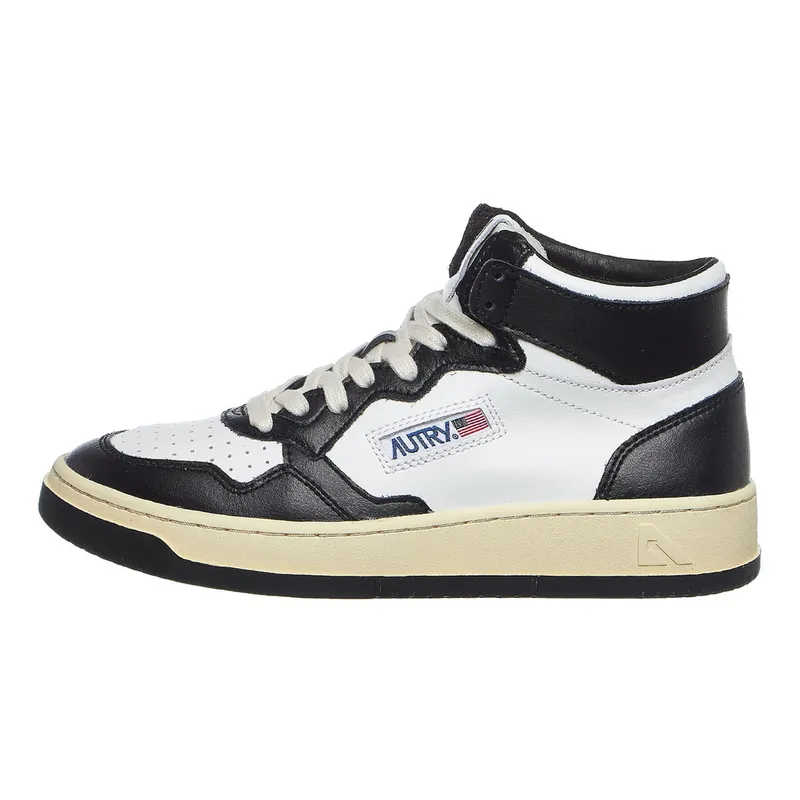 Autry 01 Mid White / Black (AUMWWB01)
