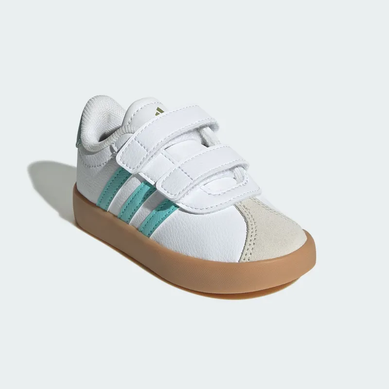 adidas VL Court 3.0 Cloud White Flash Aqua Alumina (JS2597)