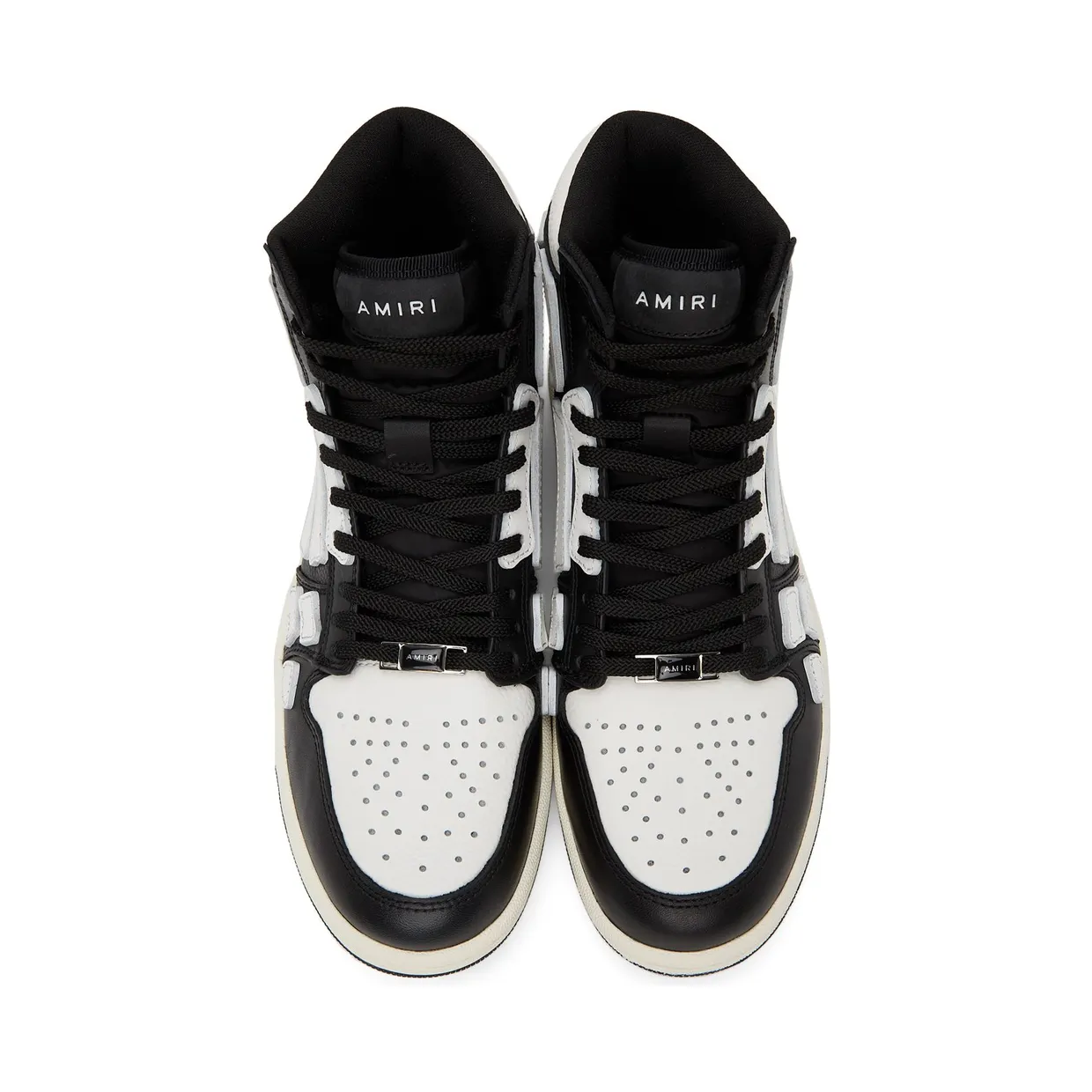 AMIRI Skel Top Hi Black Black White (PS22MFS002004) (5)