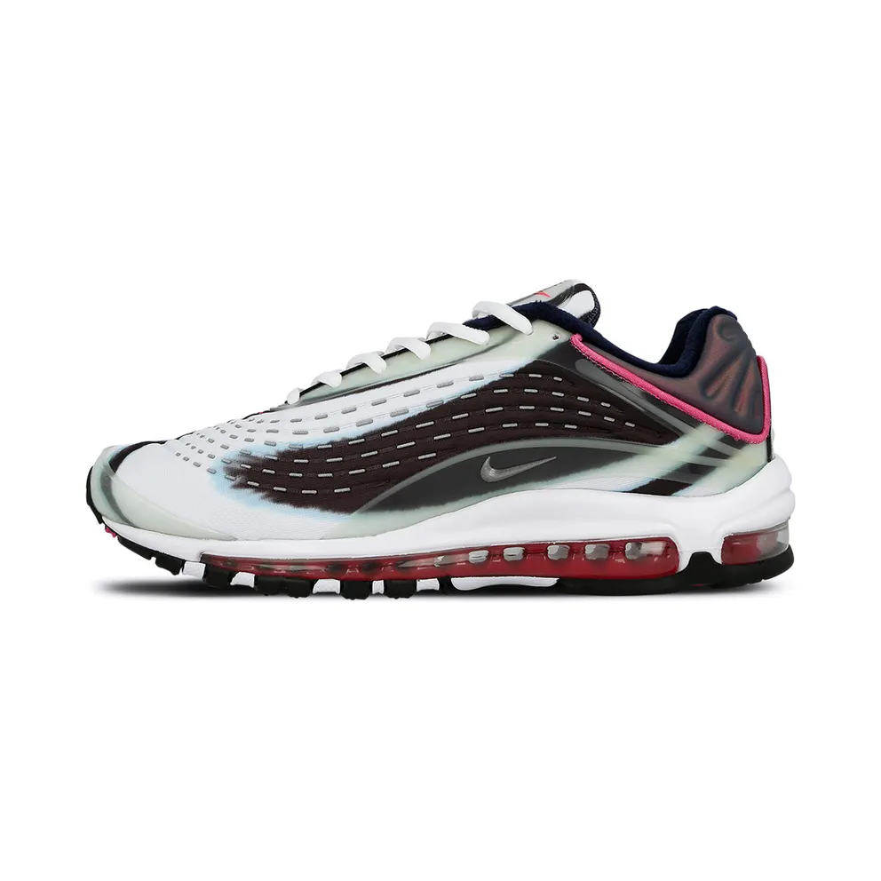 Nike Air Max Deluxe Enamel Green Enamel Green/Metallic Silver-Obsidian-Black-Deadly Pink-Cobalt Tint (AJ7831-301)