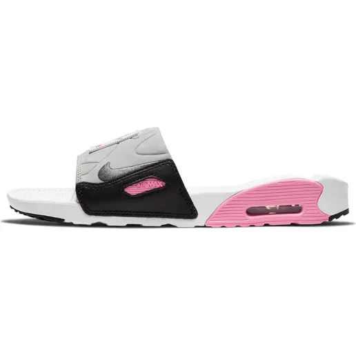 Nike Air Max 90 Slide White Rose Cool “White / Rose / Light Smoke Grey / Smoke Grey” (CT5241-100)