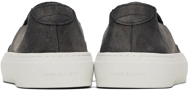 John Elliott Black Haze Slip On Sneakers (J033Q2614A)