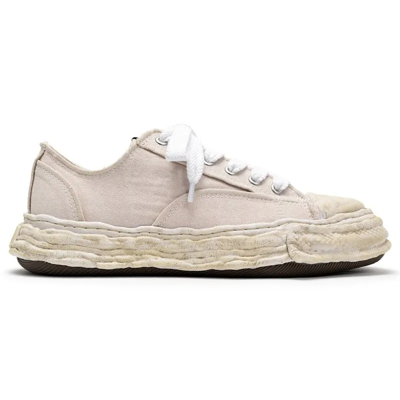 Maison Mihara Yasuhiro Peterson 23 OG Sole Vintage Effect Embroidered Canvas Low Beige (A15FW722-BEI)