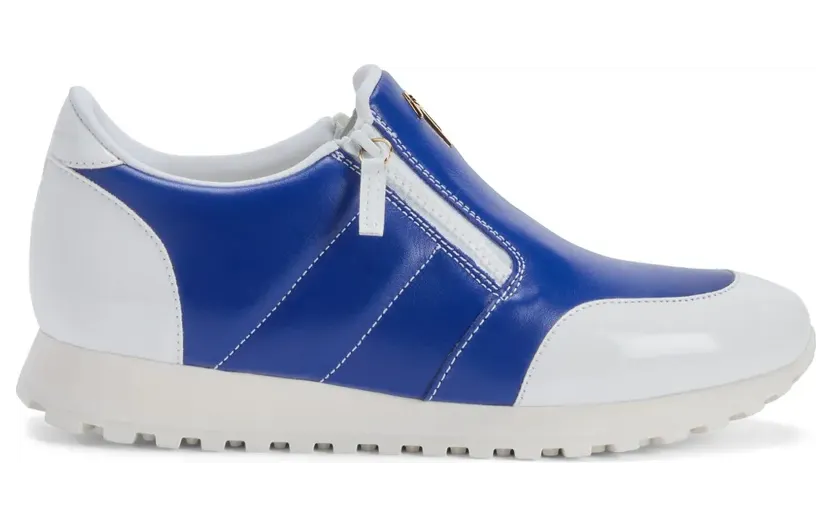 Giuseppe Zanotti Ilde Run Sneakers mit doppeltem Reißverschluss – Blau (IU10058K20)