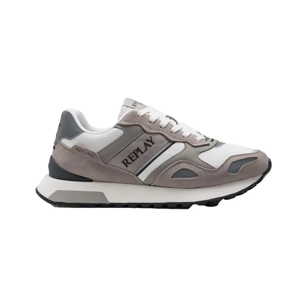 Replay sneaker Chamois / Aardetinten / White (RSG60004T-0136)