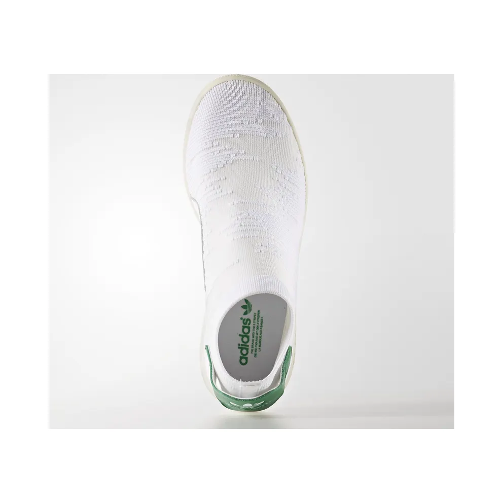 adidas Stan Smith Sock White Green (W) Cloud White/Cloud White/Green (BY9252)