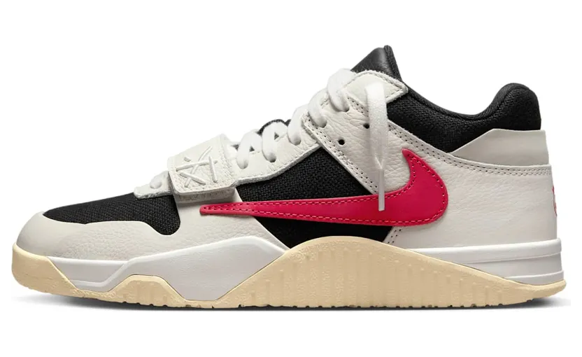 Jordan x Travis Scott Air Jordan Jumpman “Sail/University Red-Black-Muslin” (FZ8117-101)