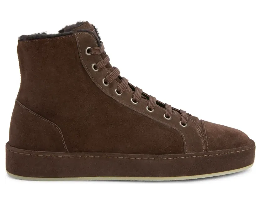Giuseppe Zanotti GZ-City High-Top-Sneakers aus Wildleder – Braun (RU40000002)