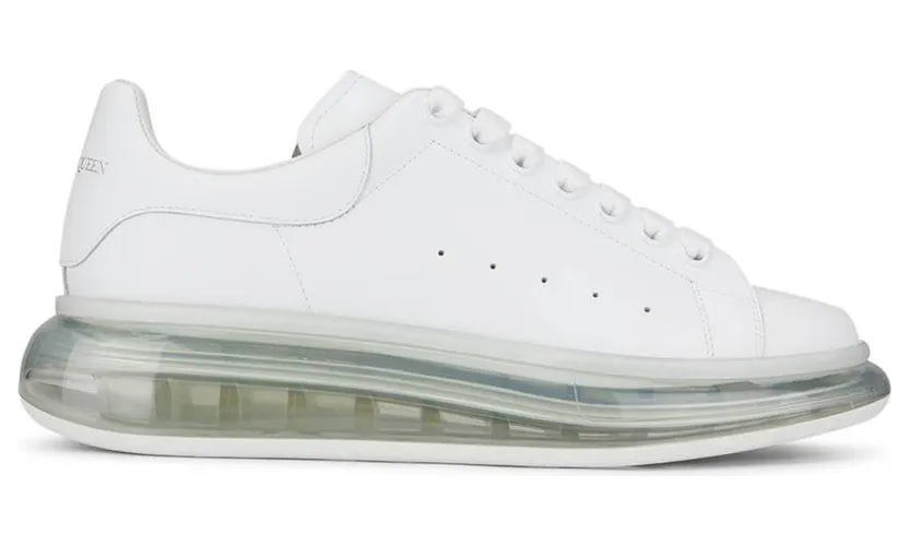 Alexander McQueen Oversized White Clear Sole (604232WHX989000)