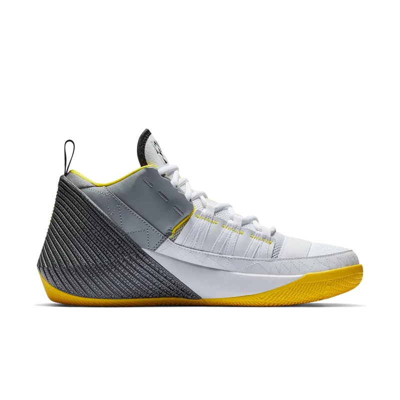 Jordan Why Not Zer0.1 Chaos White White/Particle Grey-Black-Opti Yellow (BV5498-100)