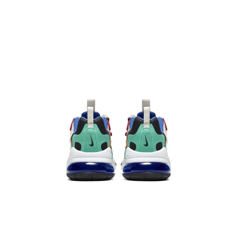 Nike Air Max 270 React Phantom Multi-Color (GS) Phantom/University Gold-University Red-Black-Kinetic Green-Hyper Royal (BQ0103-001)