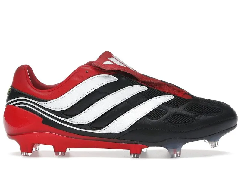 adidas Predator Precision FG Black White Collegiate Red Made in Germany (JS0572)