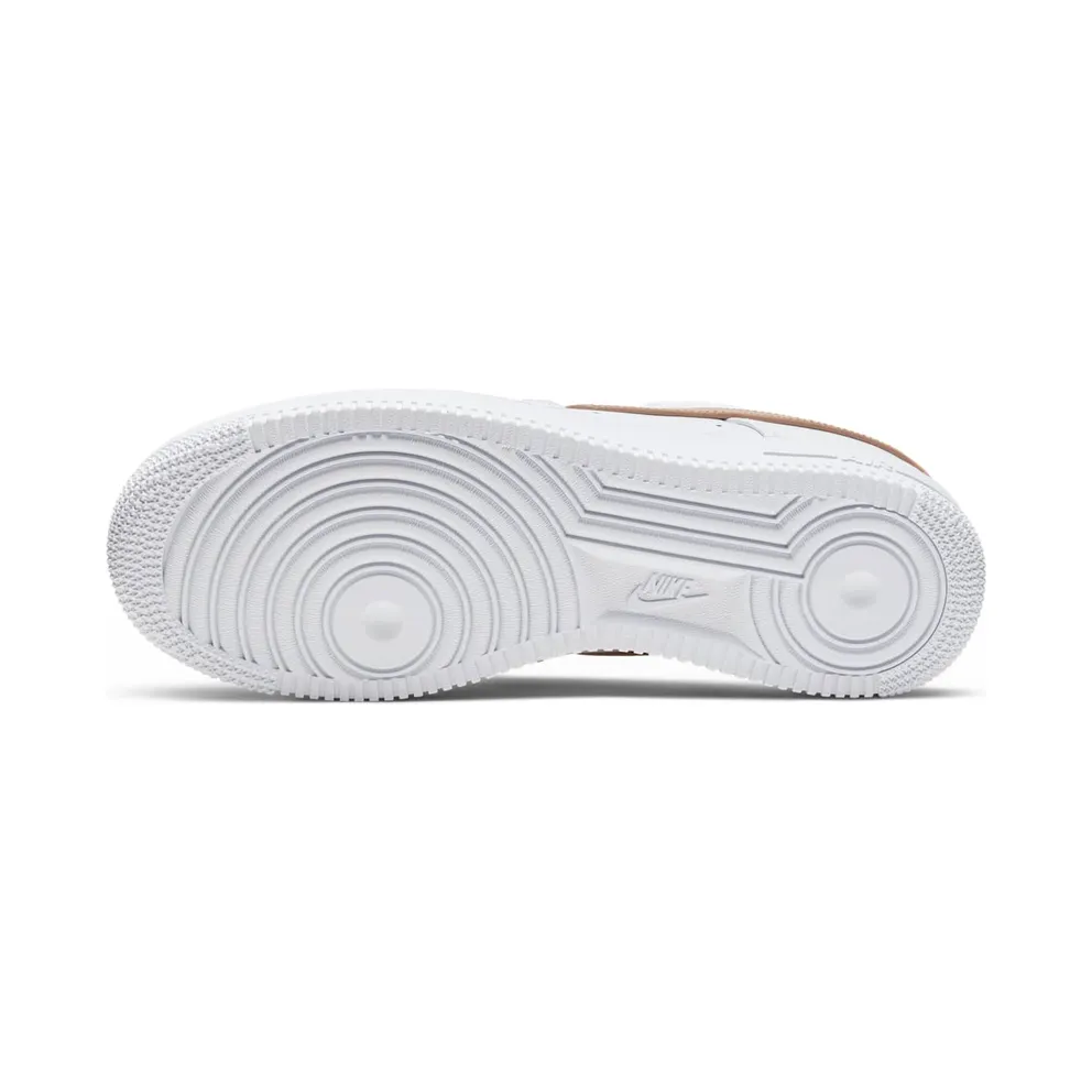 Nike Air Force 1 Low White Vachetta Tan White/Black-Metallic Gold-Vachetta Tan (CU6675-100)