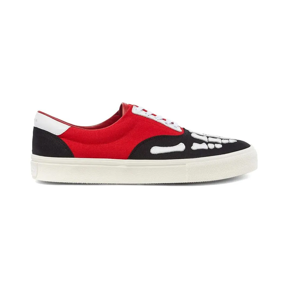 AMIRI Skel Toe Lace Up Black Red (S0F22274CL-BRW)