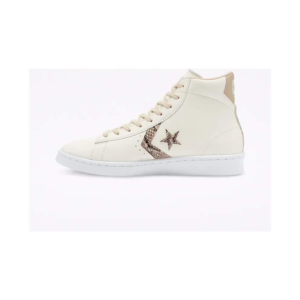 Converse Snake Print Pro Leather High Top Egret/nomad/egret (170497C)