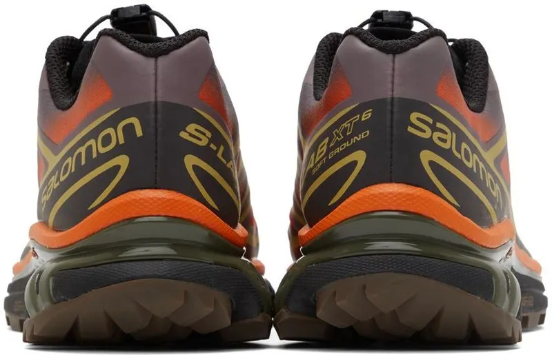 Salomon Orange & Purple XT-6 Skyline Low-Top Sneakers (L41629900)