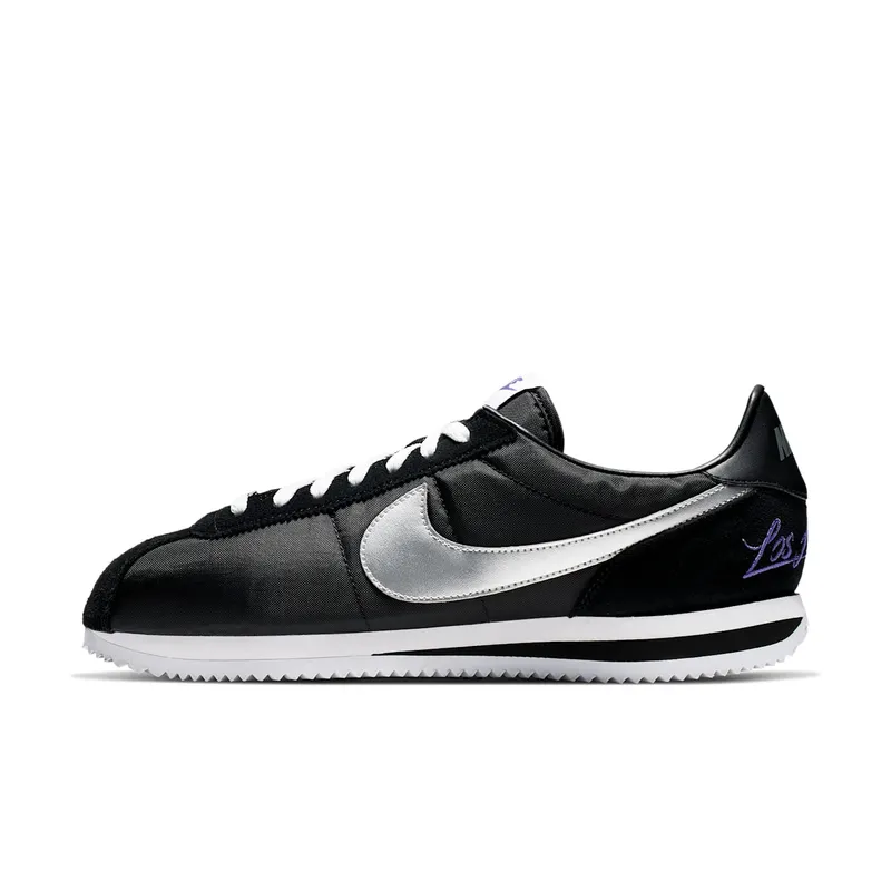 Nike Cortez Los Angeles Black Black/Metallic Silver-White (CI9873-001)