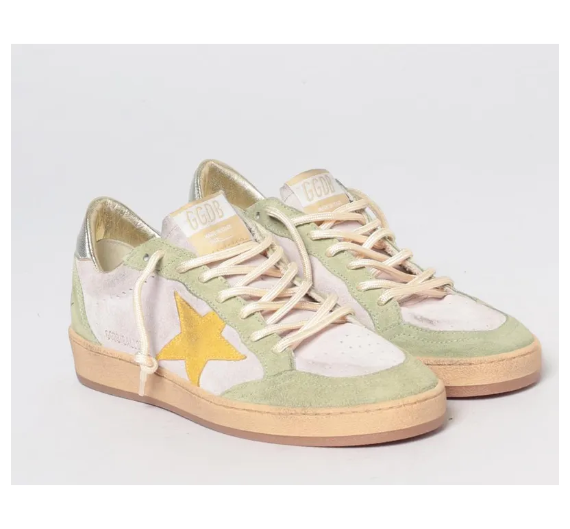 Golden goose Ball Star Used Suede Sneakers Multicolor (GWF00117F00814583251)