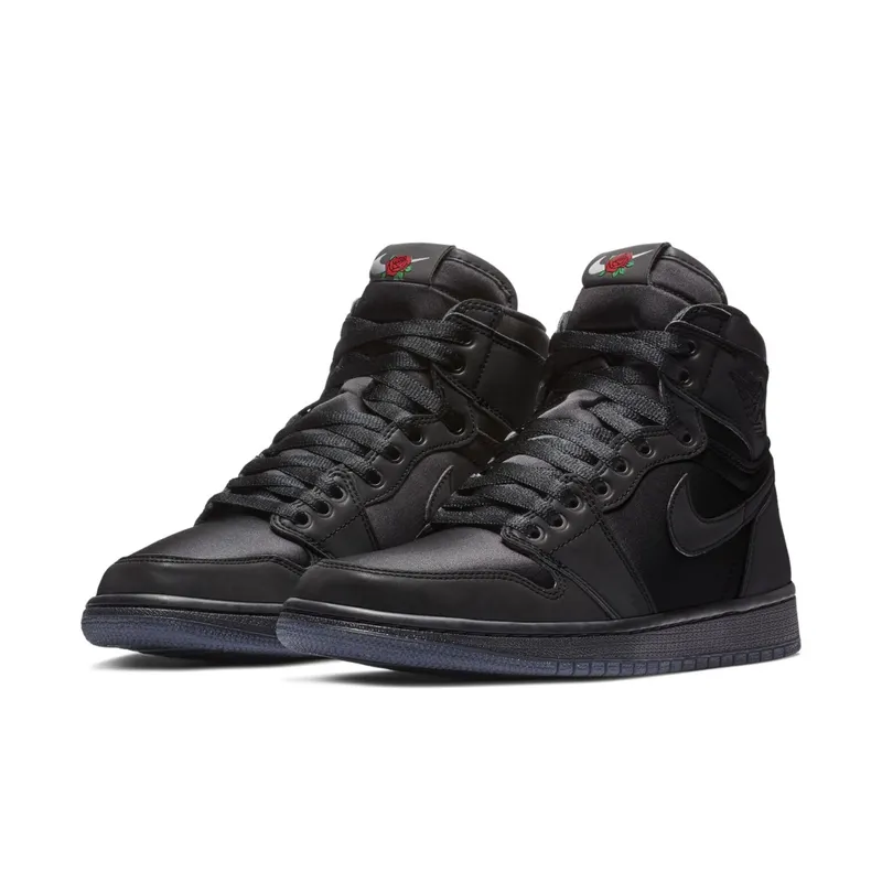 Jordan 1 Retro High Rox Brown (W) Black/Black-Metallic Gold (BV1576-001)