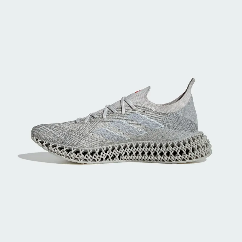 Adidas 4DFWD x STRUNG Running Shoes Grey One / Matte Silver / Pure Ruby (ID1419)