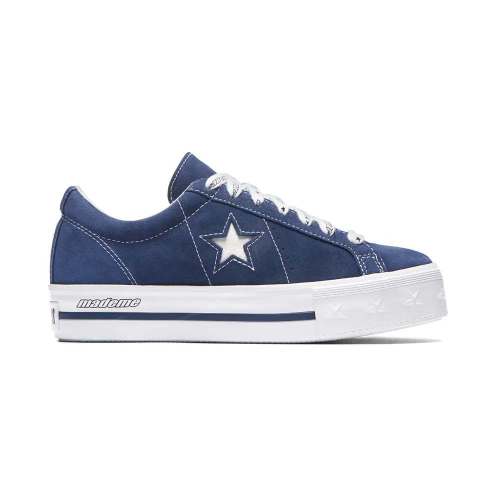 Converse One Star Platform Ox MadeMe Medieval Blue (W)