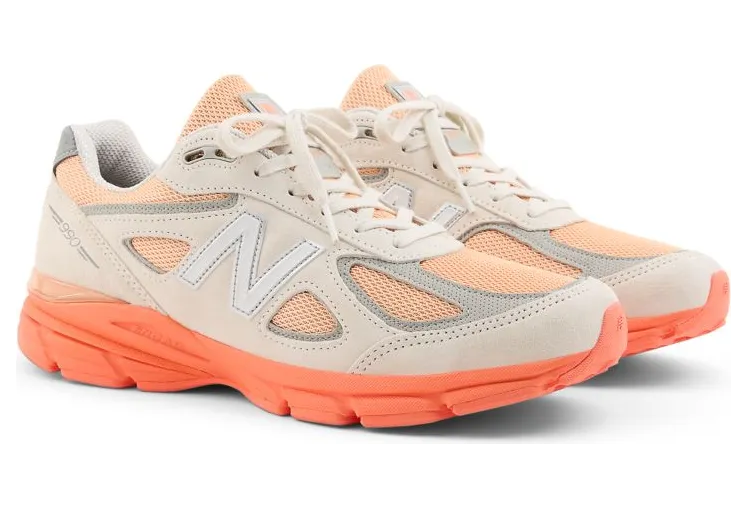 New Balance 990v4 “MiUSA Moonbeam Tangerine Heat” (U990MO4)