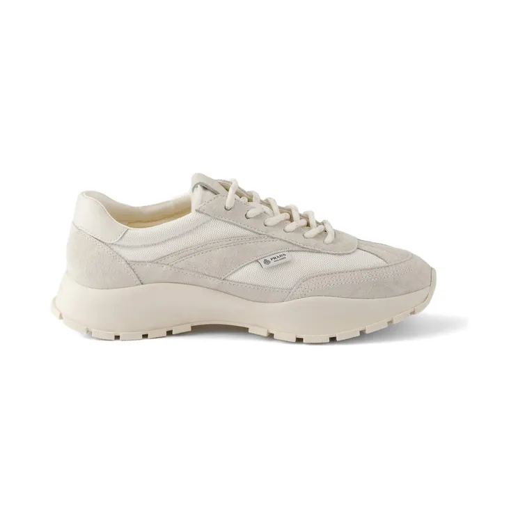Prada Mesh Fabric and Suede “Neutrals” (1E503O F 045 3ZO7 F0009)