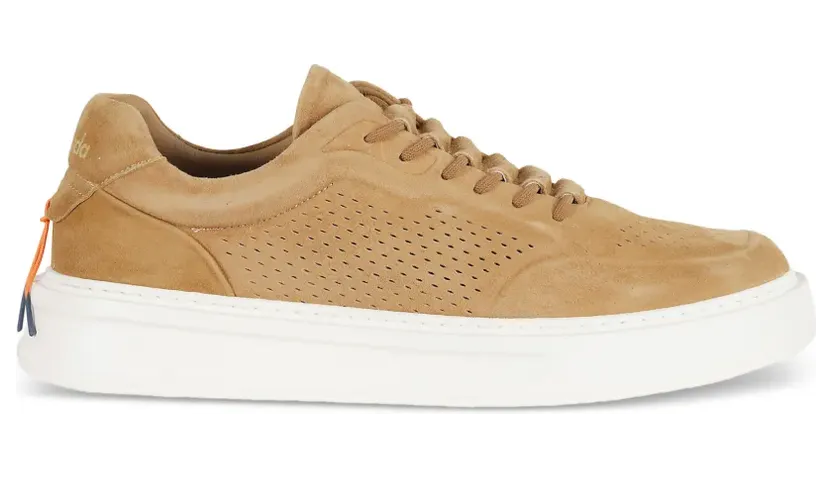 Barracuda Perforierte Phoenix Wildleder-Sneakers – Nude (BU3612098)
