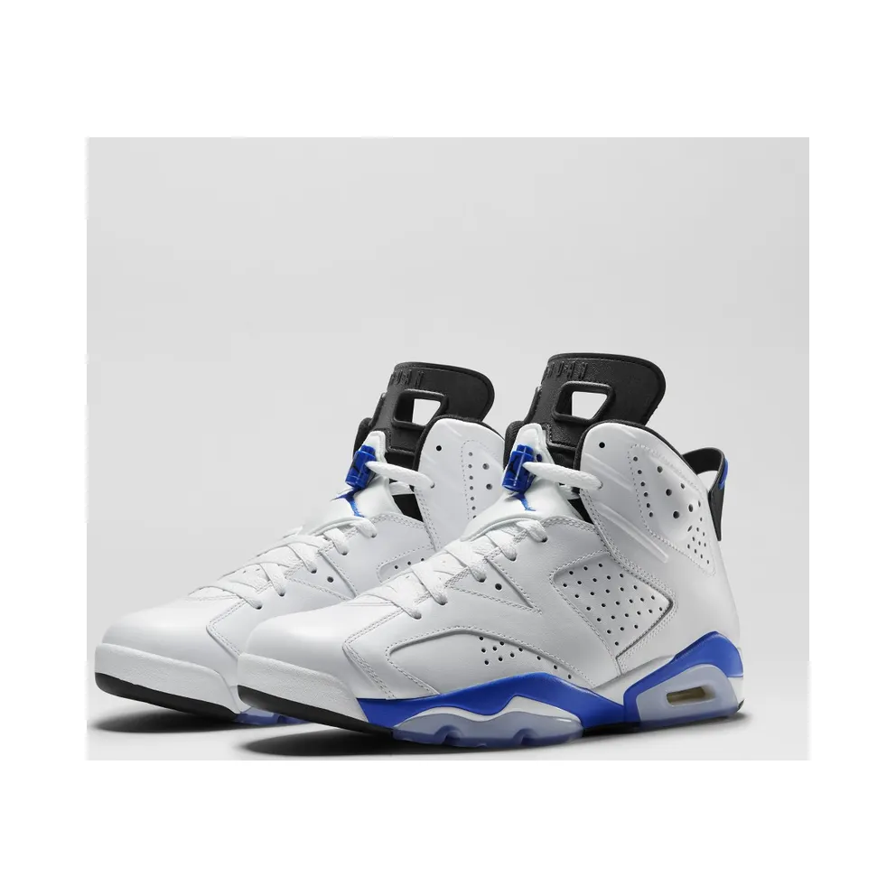 Air Jordan Nike AJ 6 VI Retro Sport Blue (2014) (384664-107)