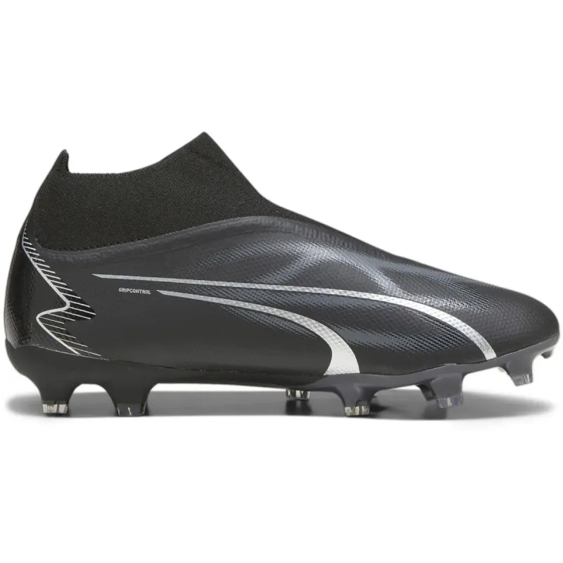 Puma Ultra Match+ Laceless FG/AG Fußballschuhe Men 01 – PUMA white/PUMA black/fire orchid 45 für Men, Black, Größe 42 EU / 8 UK (107511)