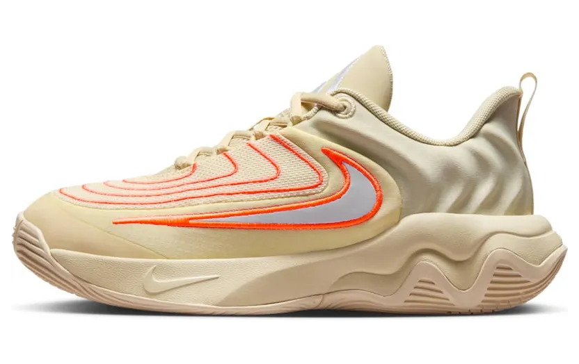 Nike Giannis Immortality 4 Light Khaki Alabaster Total Orange White (FZ6734-200)