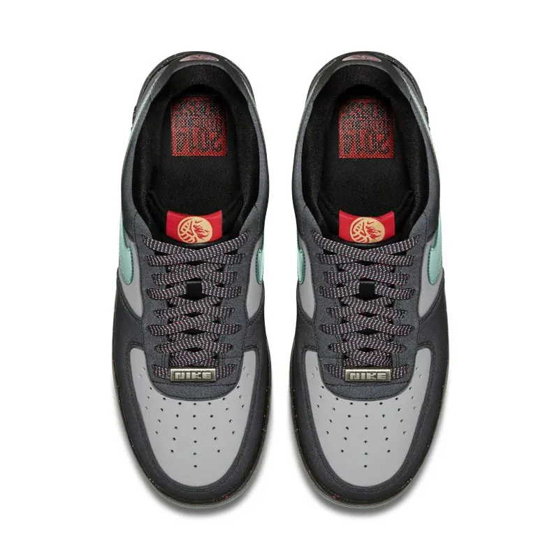 Nike Lunar Force 1 Low Year of the Horse Wolf Grey/Green Mist-Anthracite-Black (647595-001)