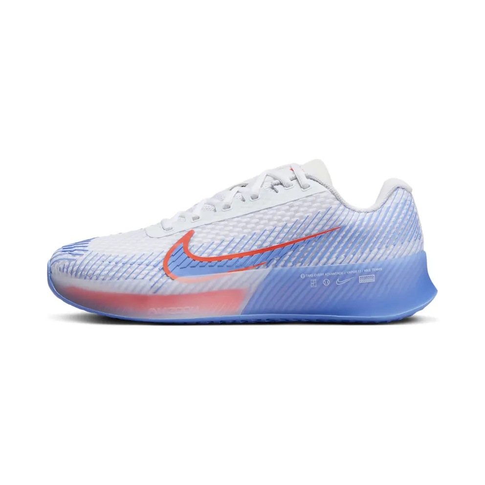 Nike Court Air Zoom Vapor 11 HC White Light Wild Mango Royal Pulse (DR6965-106)