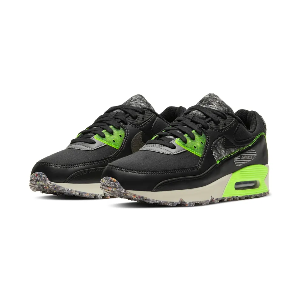 Nike Air Max 90 M2Z2 Black Electric Green Black/Electric Green-Smoke Grey-Light Bone (DD0383-001)