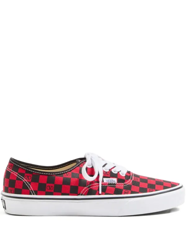 Valentino Garavani x Vans VLogo Sneakers mit Schachbrett-Print – Rot (YS0M23HPK)