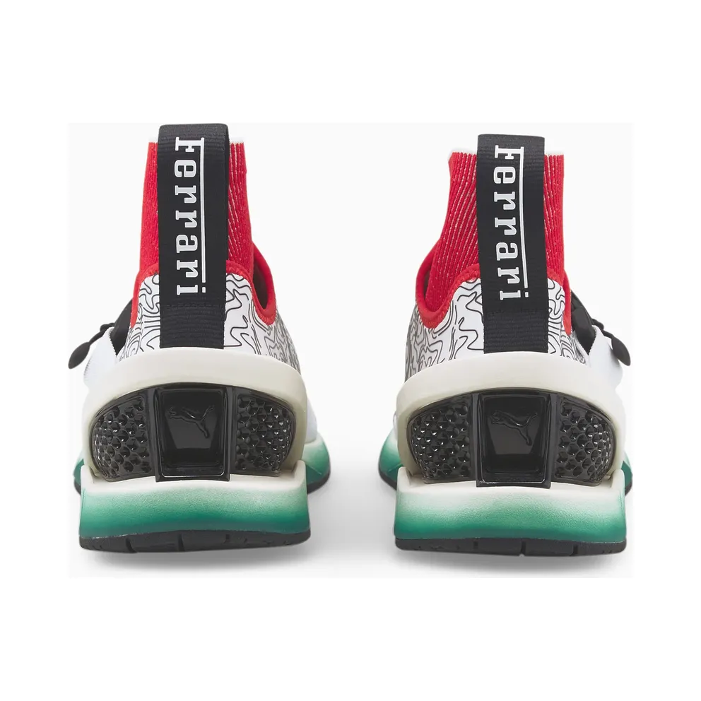 Puma Ferrari IONF POOL Shoes White/Green (307112-01)