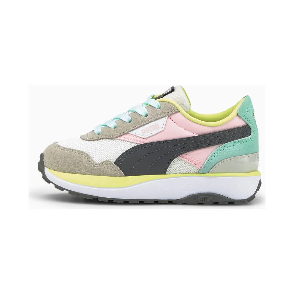 Puma Cruise Rider Kids White/Pink (381791-02)