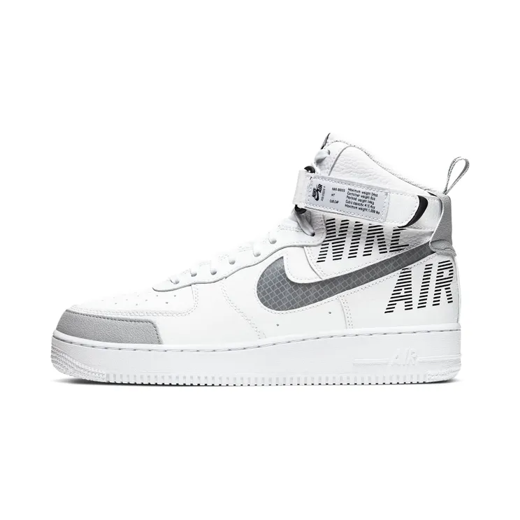 Nike Air Force 1 High LV8 2 “White / Dark Grey / Black / Wolf Grey” (CQ0449-100)