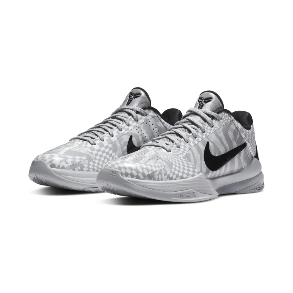Nike Kobe 5 Protro Zebra PE Wolf Grey/White-Black (CD4991-003)