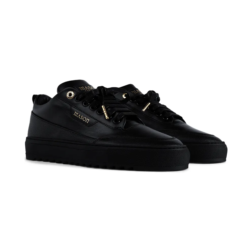 Mason Garments Torino Leather/Diamond Black Schwarz (SS20-20F)