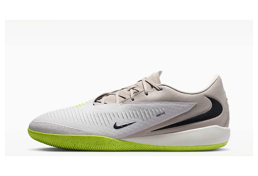 Nike Phantom 6 Low Academy Indoor Court “Moon Particle / Lemon Venom / Black” (HQ2319-200)