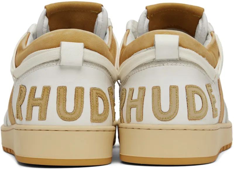 Rhude Rhecess Low “White/Yellow” (RHFW22FO05489660)