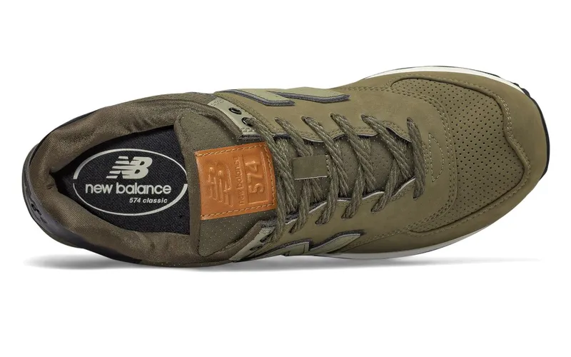 New Balance 574 Leather Pack Triumph Green (ML574GPD)