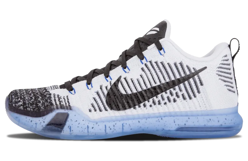 Nike Kobe 10 Elite Low PRM HTM – White Black (805937-101)