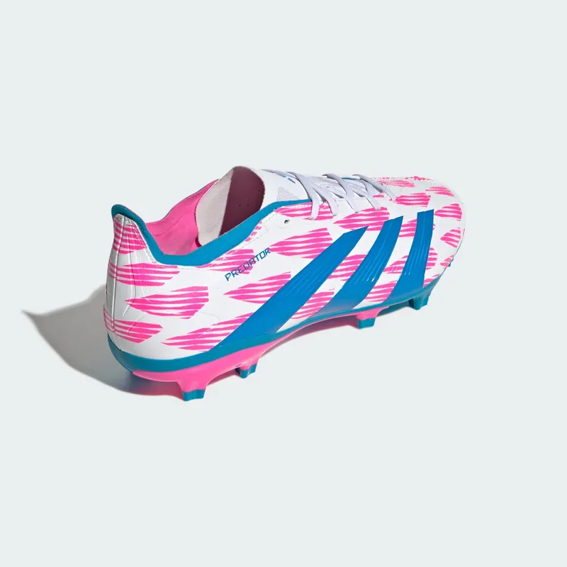 adidas Predator League FG Cloud White Solar Blue Solar Pink (IG6262)
